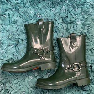 Michael Kors Green Short Rain Boots